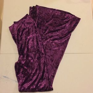 Purple Velvet Bellbottoms